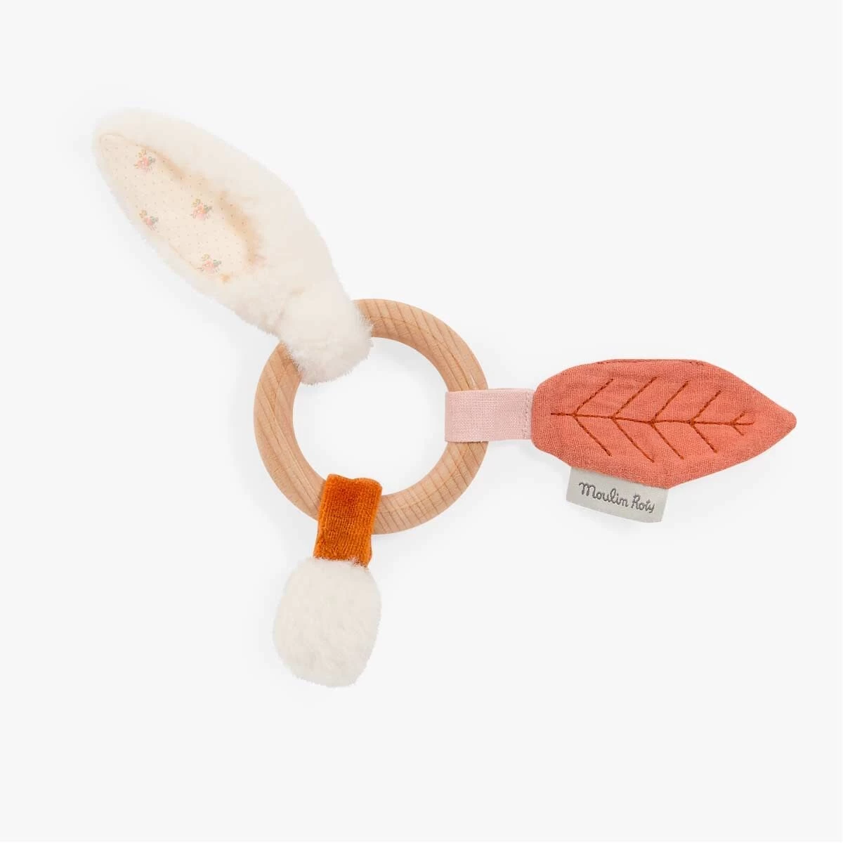 Moulin Roty Anneau-hochet Bois Lapin 1 Moulin Roty Anneau-hochet Bois Lapin