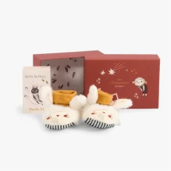 Moulin Roty Chaussons Mouton -Magasin bébé 715010 6 gris