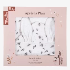 Moulin Roty Sortie De Bain à Broder Lapin -Magasin bébé 715272 4 gris