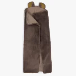 Moulin Roty Plaid Ours Gris -Magasin bébé 718097 1 gris