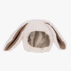 Moulin Roty Bonnet Lapin Blanc 6/18 Mois