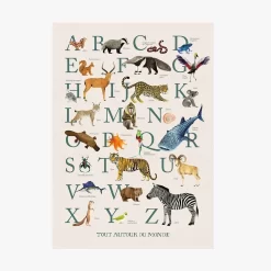 Moulin Roty Affiche Abécédaire 50x70cm
