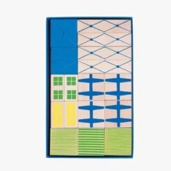 Moulin Roty Jeu De Construction En Bois Bloc Ville -Magasin bébé 720404 3 gris