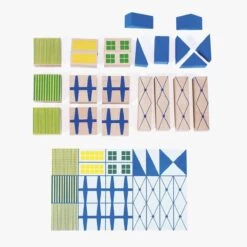 Moulin Roty Jeu De Construction En Bois Bloc Ville -Magasin bébé 720404 6 gris