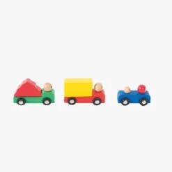 Moulin Roty Set Voiture Et Camions En Bois -Magasin bébé 720406 2 gris