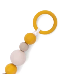 Moulin Roty Attache-tétine Bois Et Silicone Lion -Magasin bébé Attachetetine bois et silicone Lion Sous mon baobab Moulin Roty 4 1