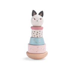 Moulin Roty Culbuto Chat Empilable En Bois