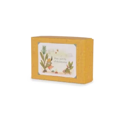 Moulin Roty Chaussons Lapin -Magasin bébé Chaussons Lapin Trois petits lapins Moulin Roty 5 1