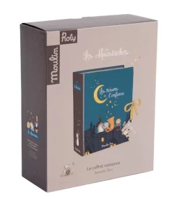 Moulin Roty Coffret De Naissance -Magasin bébé Coffret de naissance Les Moustaches Moulin Roty 5 1