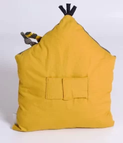 Moulin Roty Coussin D'activités Maison Moutarde 7 Moulin Roty Coussin D'activités Maison Moutarde -Magasin bébé Coussin d activites maison moutarde Les Moustaches Moulin Roty 1