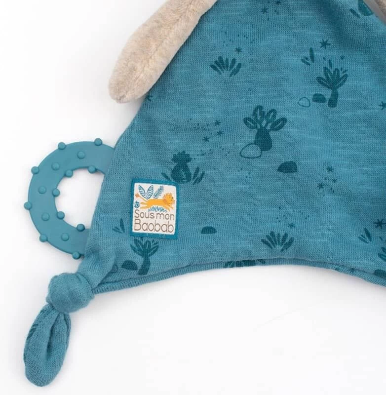 Moulin Roty Doudou Attache-tétine à Broder Eléphant 4 Moulin Roty Doudou Attache-tétine à Broder Eléphant – Image 4