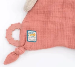 Moulin Roty Doudou Attache-tétine à Broder Girafe -Magasin bébé Doudou attachetetine a broder Girafe Sous mon baobab Moulin Roty 5