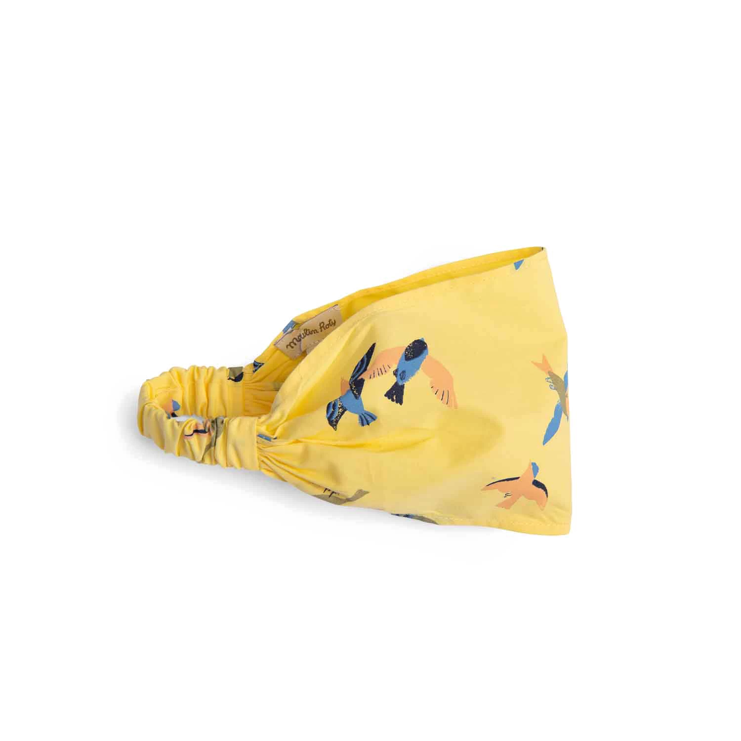 Moulin Roty Harriet Bandeau Jaune Motif Hirondelles 1 Moulin Roty Harriet Bandeau Jaune Motif Hirondelles