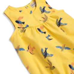 Moulin Roty Hirondelle Combinaison Jaune Motif Hirondelles 8 Moulin Roty Hirondelle Combinaison Jaune Motif Hirondelles -Magasin bébé Hirondelle combinaison popeline jaune imprime allover hirondelles Bord de mer Mo 3 1