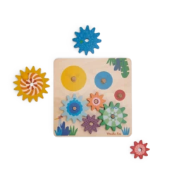 Moulin Roty Jeu D'engrenages -Magasin bébé Jeu d engrenages Les Toupitis Moulin Roty 2