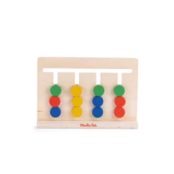 Moulin Roty Labyrinthe Des Couleurs -Magasin bébé Labyrinthe des couleurs en bois Les Popipop Moulin Roty 2