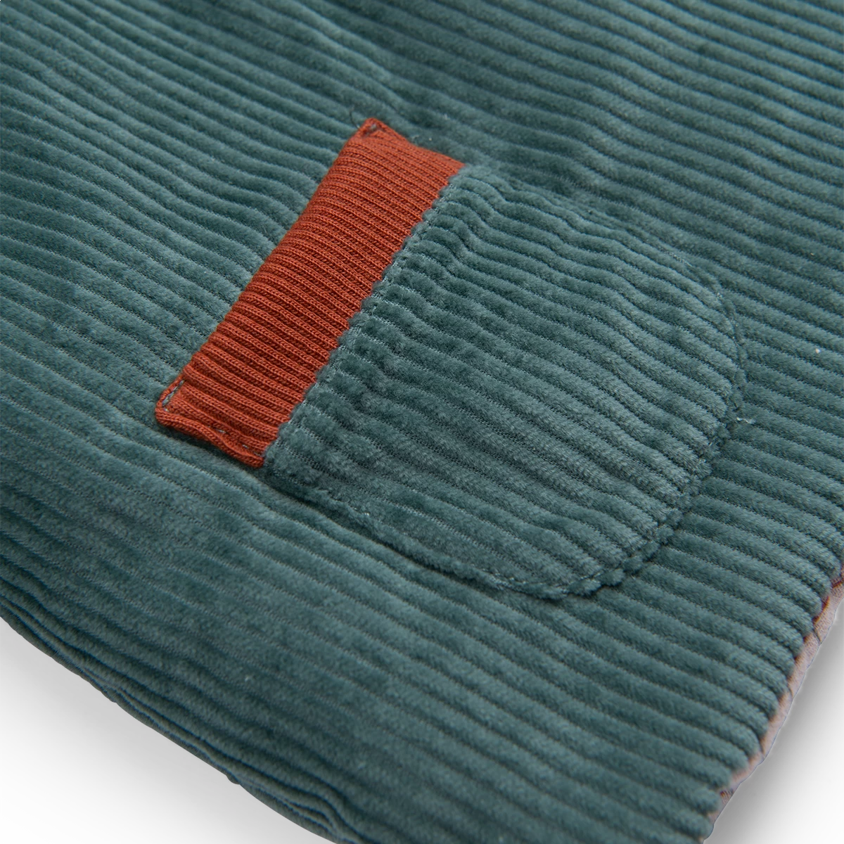 Moulin Roty Manteau En Velour Bleu Vert - Igor 3 Moulin Roty Manteau En Velour Bleu Vert - Igor – Image 3