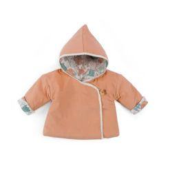 Moulin Roty Manteau En Velours Noisette - Ingrid