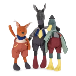 Moulin Roty Peluche Canard Simonet -Magasin bébé Peluche Canard Simonet Pomme des Bois Moulin Roty 4 1