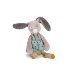 Moulin Roty Peluche Lapin Sauge -Magasin bébé Peluche Lapin sauge Trois petits lapins Moulin Roty 1 1