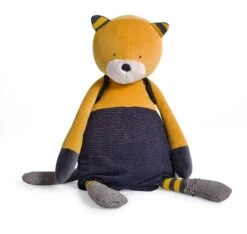 Moulin Roty Peluche Géante Chat Moutarde Lulu