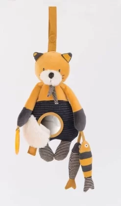 Moulin Roty Petit Chat D'activités Lulu -Magasin bébé Petit chat d activites Lulu Les Moustaches Moulin Roty 3