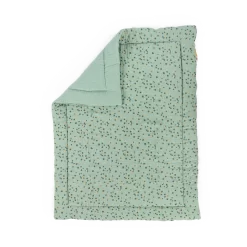 Moulin Roty Plaid Sauge -Magasin bébé Plaid sauge Trois petits lapins Moulin Roty 1 1