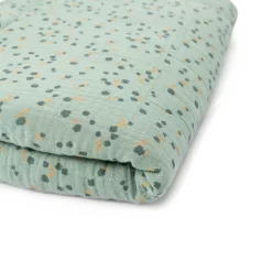 Moulin Roty Plaid Sauge -Magasin bébé Plaid sauge Trois petits lapins Moulin Roty 2 1