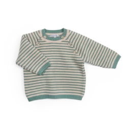 Moulin Roty Pull En Tricot Rayé - Igname