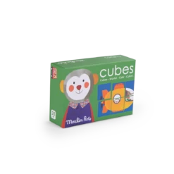 Moulin Roty Puzzle 6 Cubes -Magasin bébé Puzzle 6 cubes Les Popipop Moulin Roty 5
