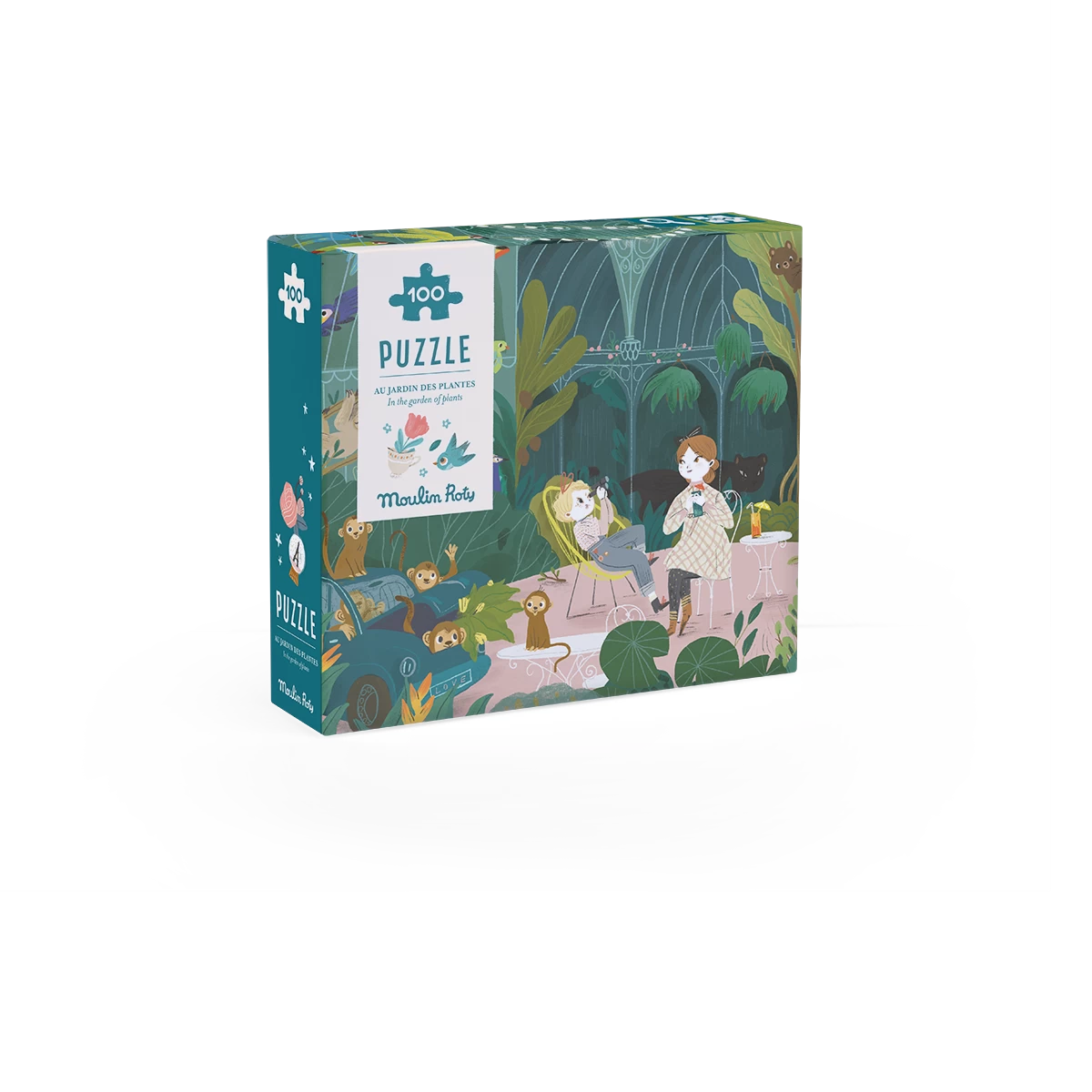 Moulin Roty Puzzle Au Jardin Des Plantes 100 Pcs