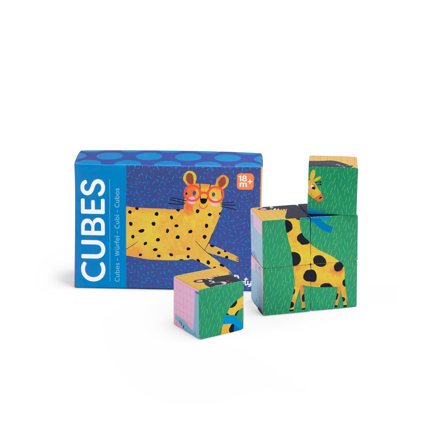 Moulin Roty Puzzle En Bois 6 Cubes 2 Moulin Roty Puzzle En Bois 6 Cubes – Image 2