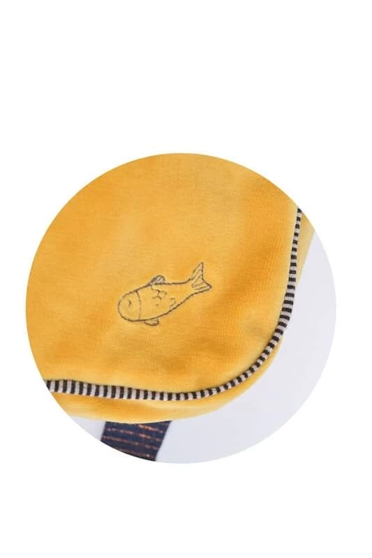 Moulin Roty Sac à Dos à Broder Chat Moutarde Lulu – Image 2