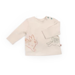 Moulin Roty Tee-shirt En Jersey - Icare -Magasin bébé Teeshirt en jersey Icare Trois petits lapins Moulin Roty 2