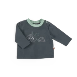 Moulin Roty Tee-shirt En Jersey Gris - Innocent