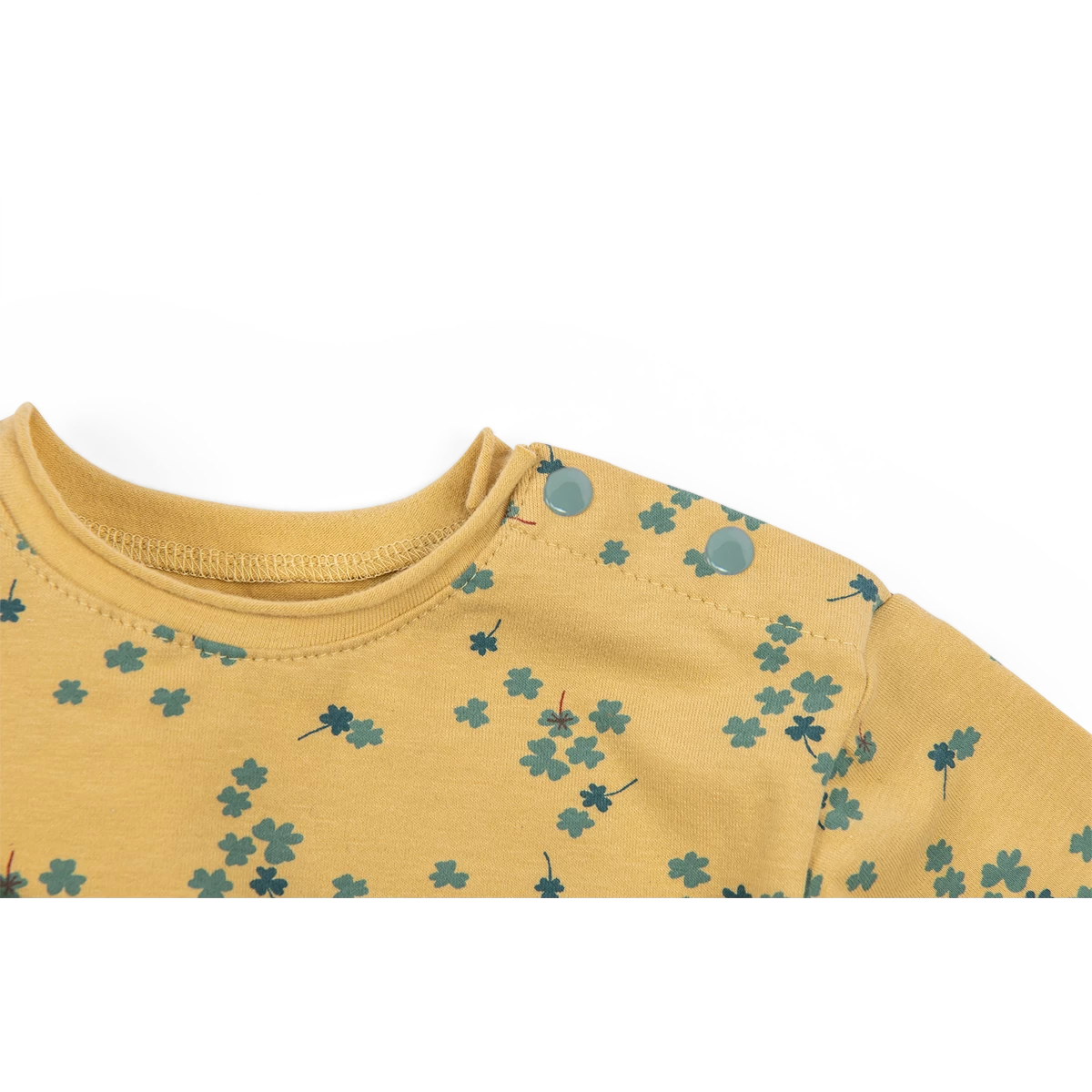 Moulin Roty Tee-shirt En Jersey Imprimé Trèfles - Ilam – Image 3