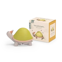 Moulin Roty Veilleuse Tortue (USB) -Magasin bébé Veilleuse tortue USB Trois petits lapins Moulin Roty