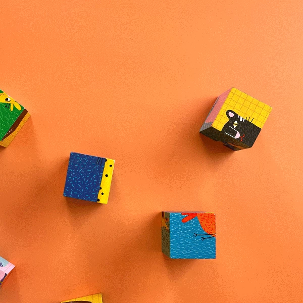 Moulin Roty Puzzle En Bois 6 Cubes 3 Moulin Roty Puzzle En Bois 6 Cubes – Image 3